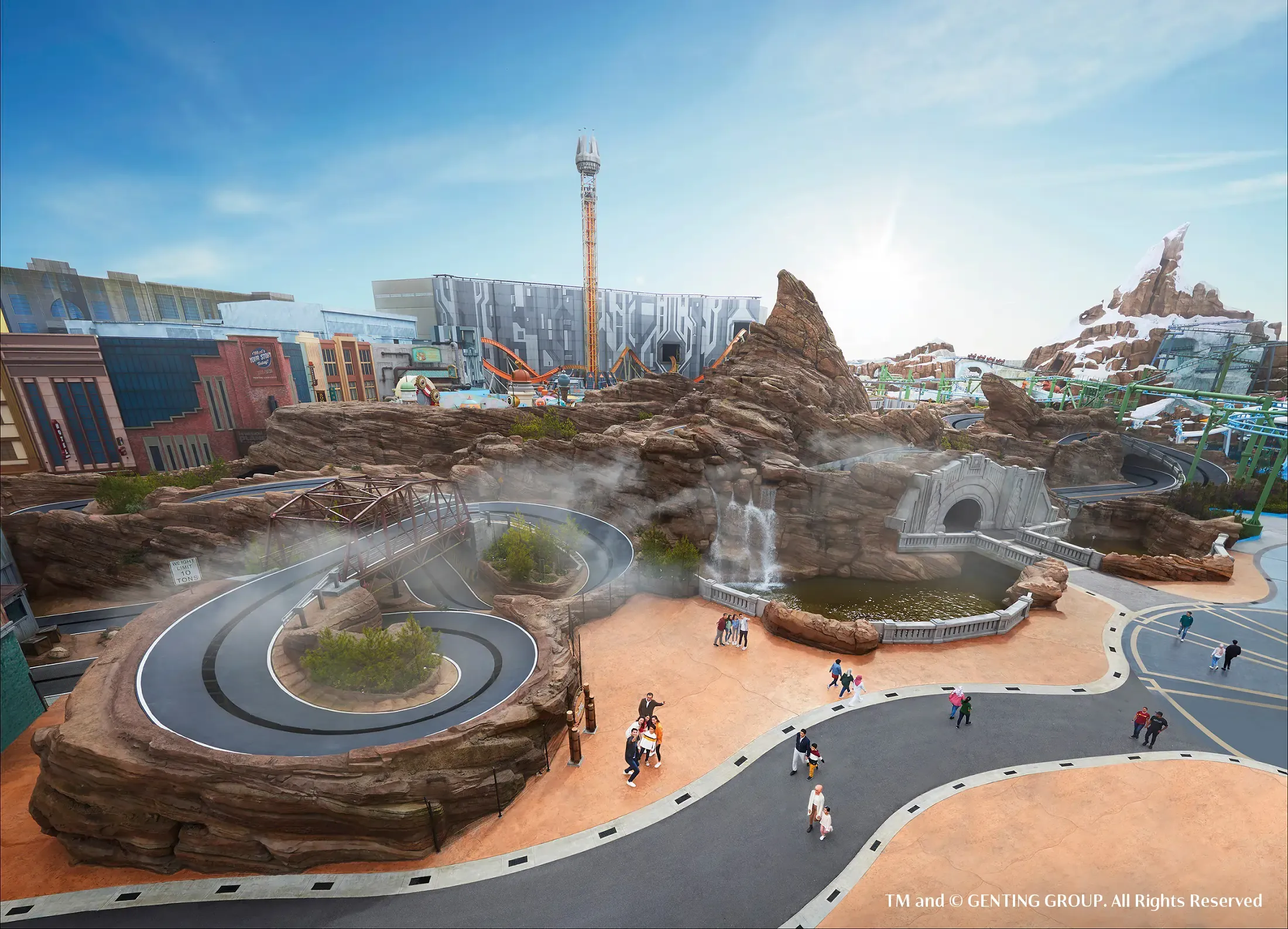 Genting SkyWorlds Theme Park Zone - Eagle Mountains